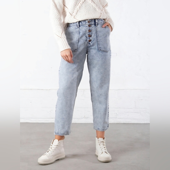 NAF NAF Denim - Naf Naf High Rise Slouchy Mom Jeans Size 8